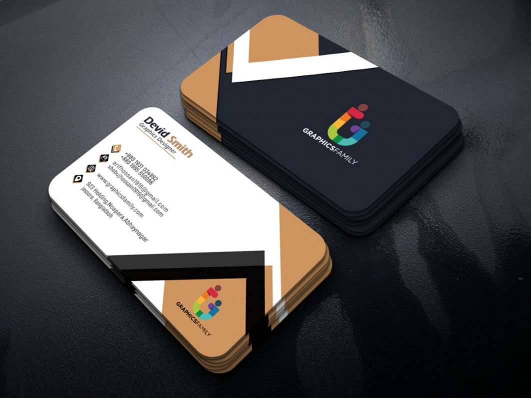 Advertising coordinator Business Card Design – GraphicsFamily