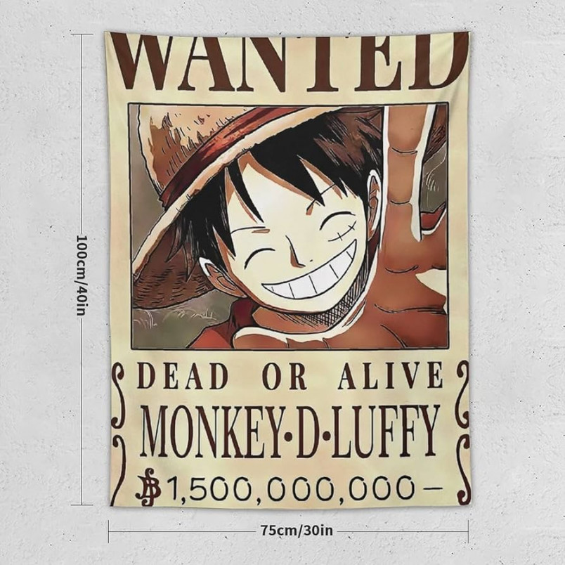 Amazon.de: NANXIANG Anime One Piece Wanted Poster Monkey D