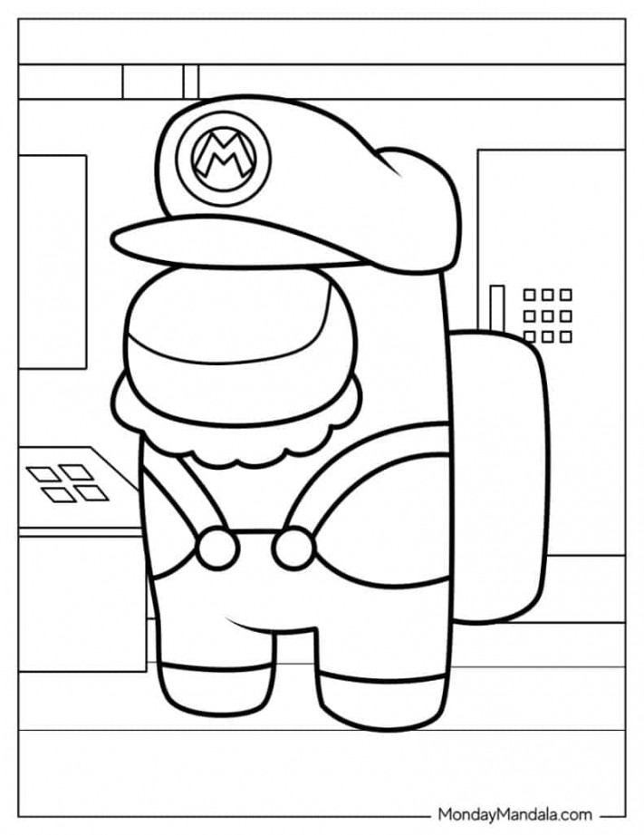 Among Us Coloring Pages (Free PDF Printables)