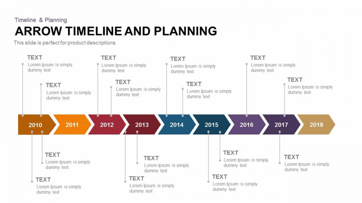 Animated Arrow Timeline and Planning Template for PowerPoint