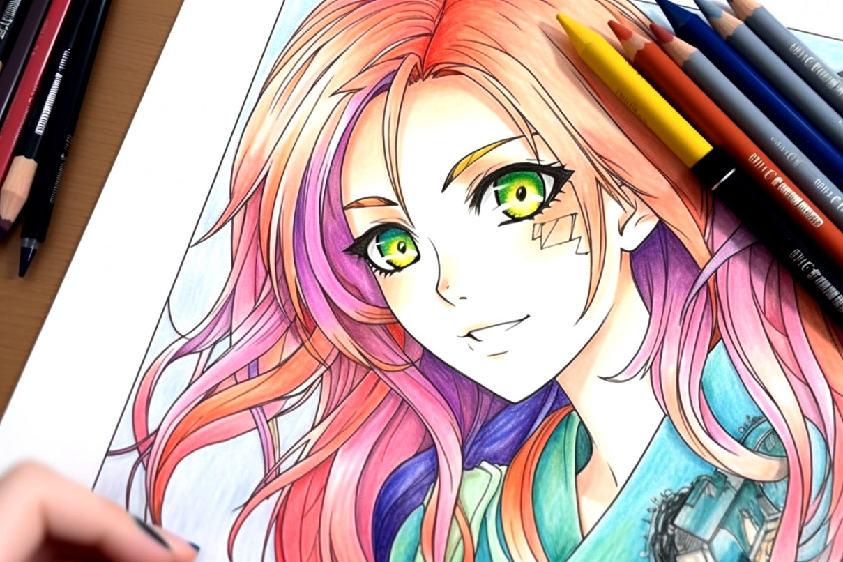 Anime Coloring Pages (Free + Printable) – Artlex