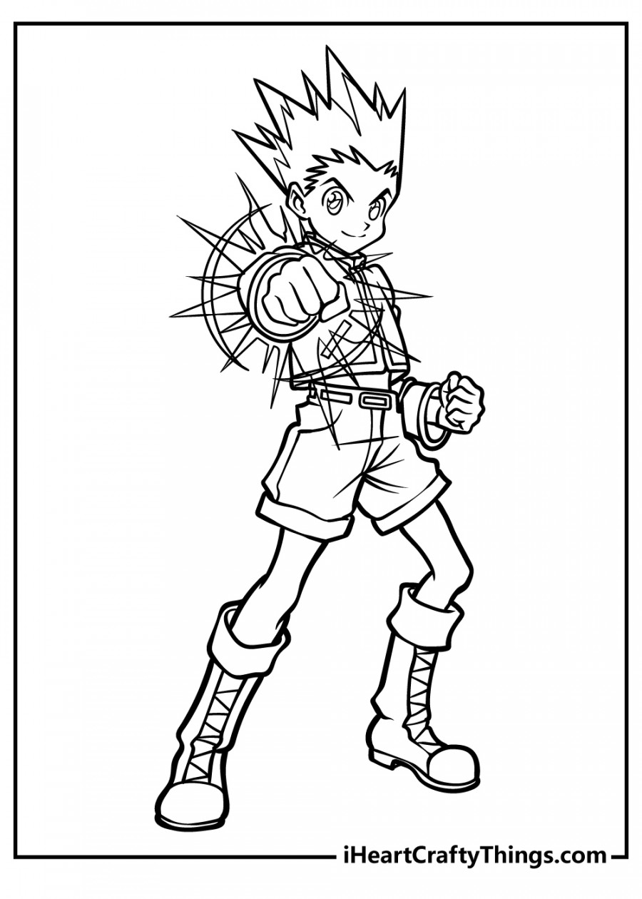 Anime Coloring Pages (% Free Printables)