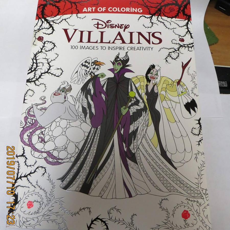 Art of Coloring: Disney Villains (Walmart Black Friday Custom Pub):   Images to Inspire Creativity