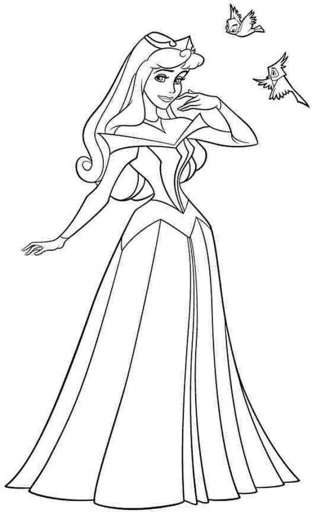 Aurora Printable Coloring Pages  Disney princess coloring pages