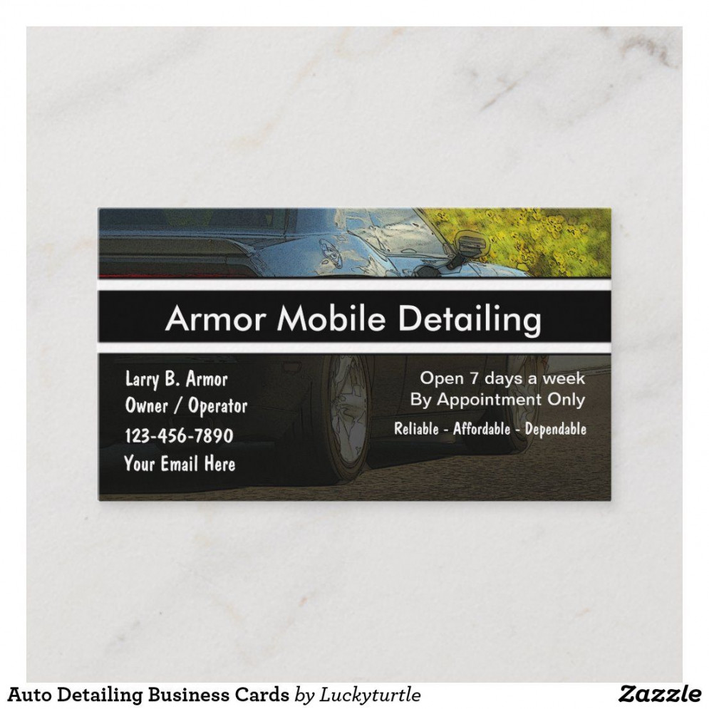 Auto Detailing Business Cards  Zazzle  Car wash business, Car