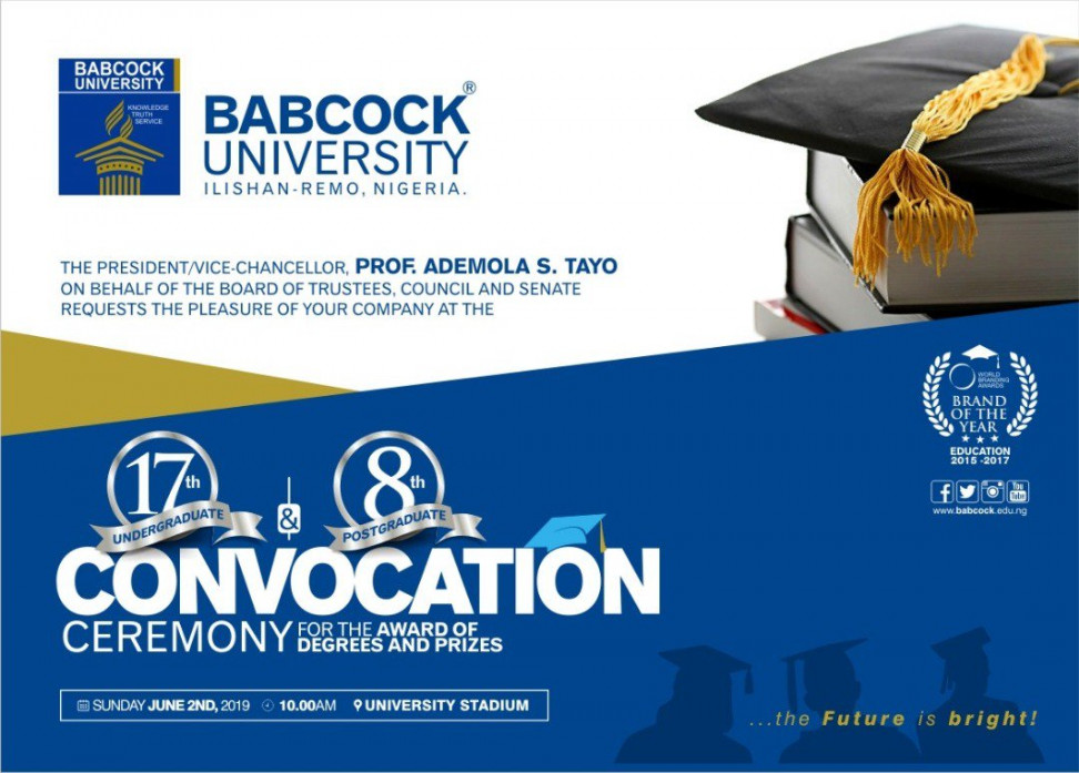 Babcock University, Ilishan-Remo, Nigeria on X: "The President/VC