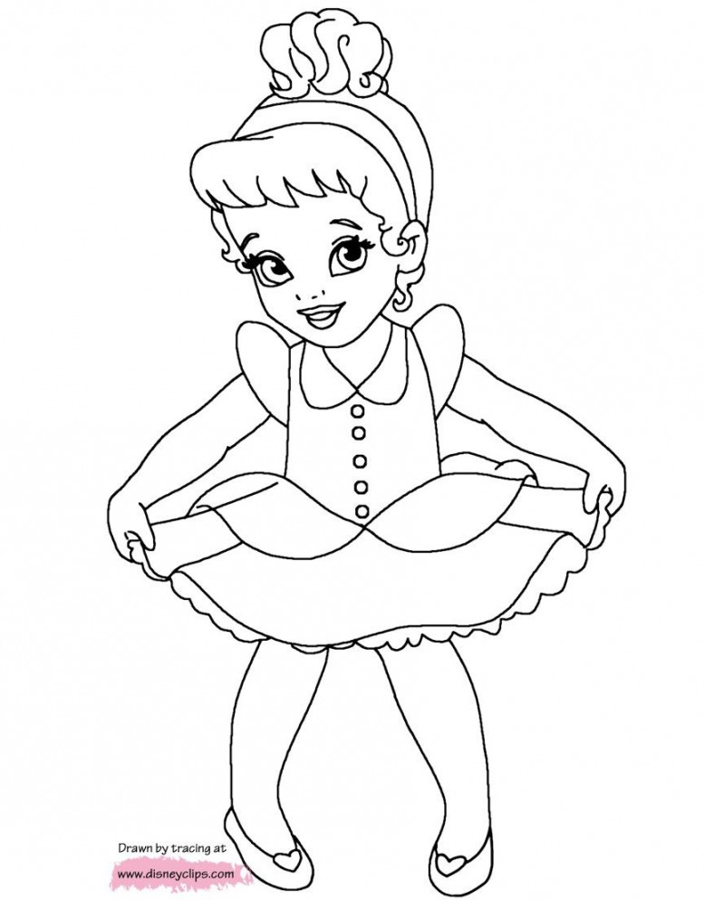 Baby Disney Princess Coloring Page – Through the thousand photos