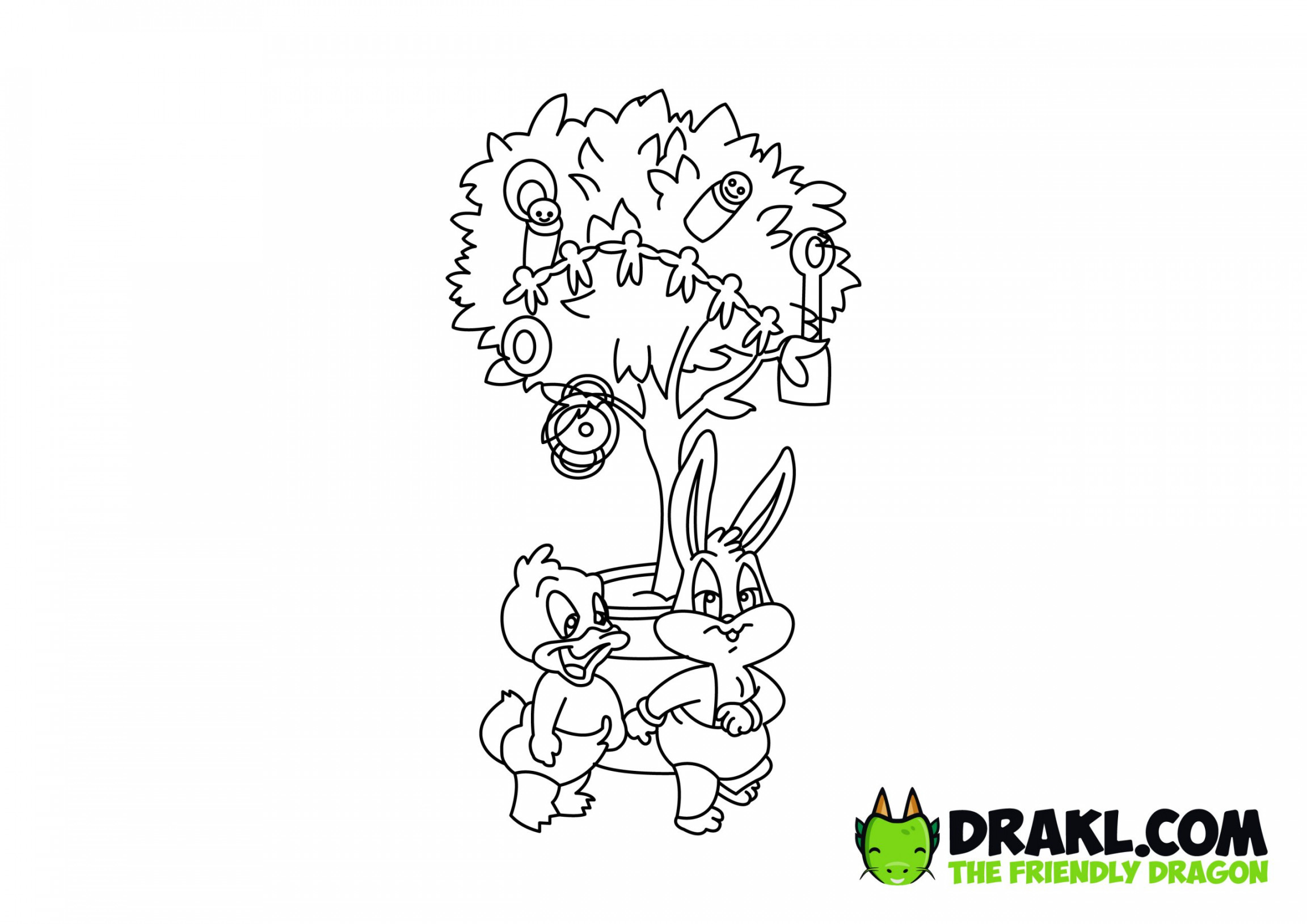 Baby Looney Tunes Christmas in July Coloring Page - DRAKL