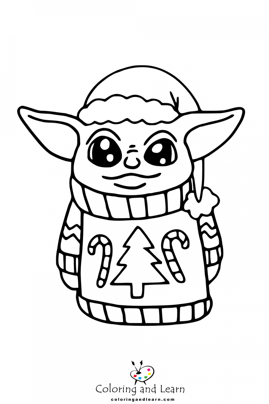 Baby Yoda Coloring Pages () - Coloring and Learn