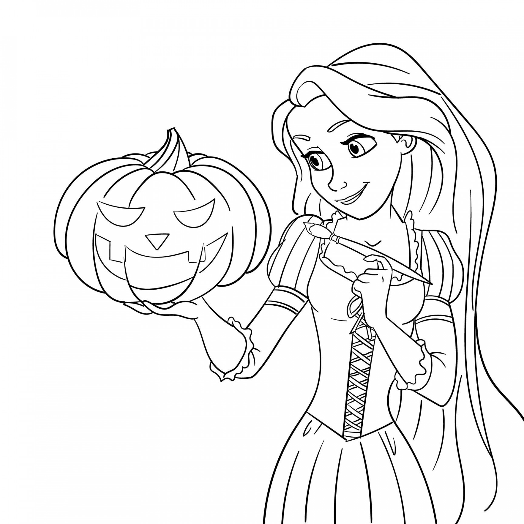 Best Disney Halloween Coloring Pages Printable PDF for Free at