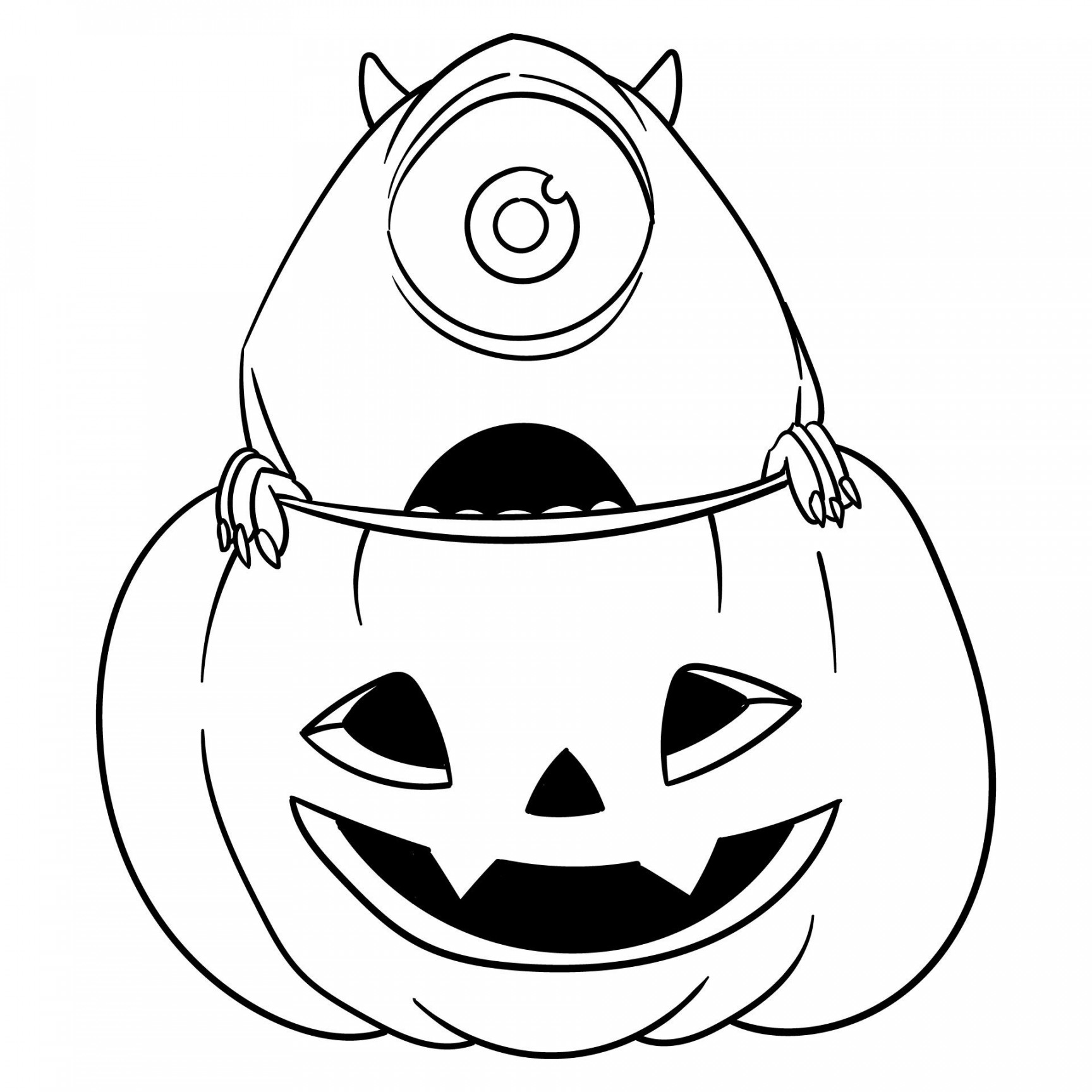 Best Disney Halloween Coloring Pages Printable PDF for Free at