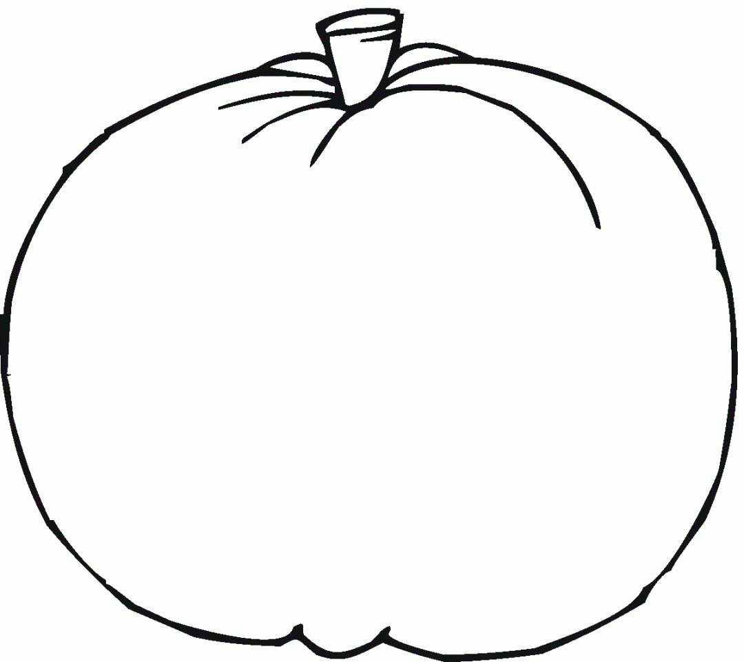 Blank Pumpkin Coloring Pages  Educative Printable  Pumpkin