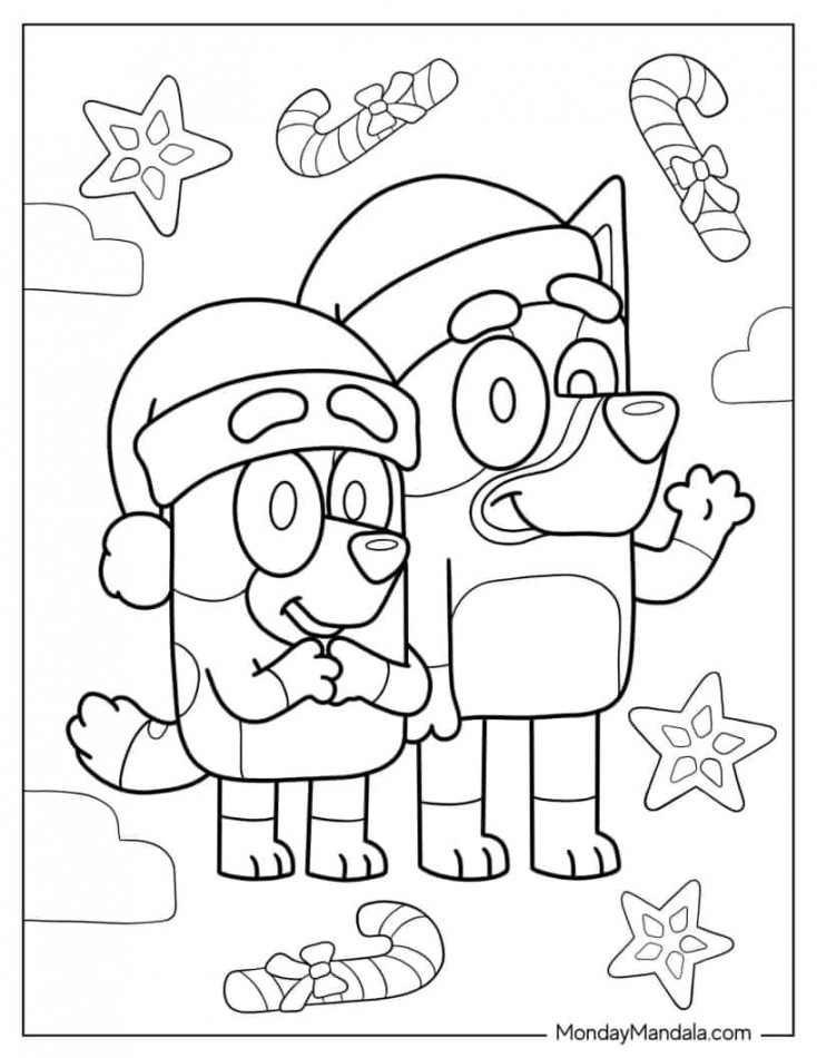 Bluey Coloring Pages (Free PDF Printables) in   Printable