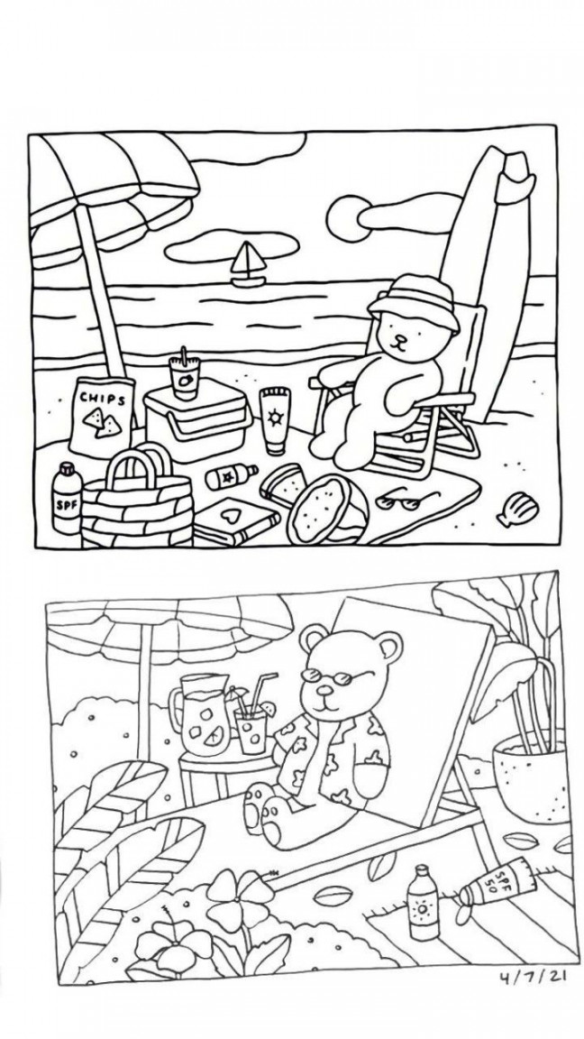 Bobbie goods in   Bear coloring pages, Cute coloring pages