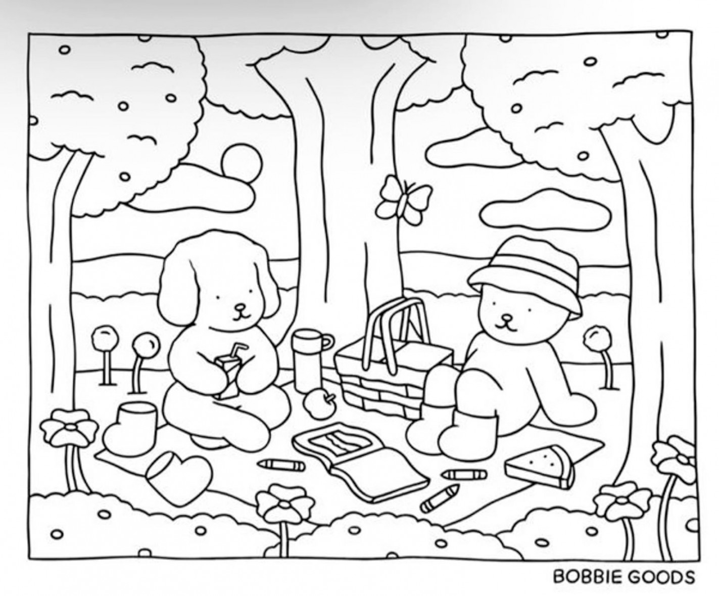 Bobbie Goods in   Coloring book art, Detailed coloring pages