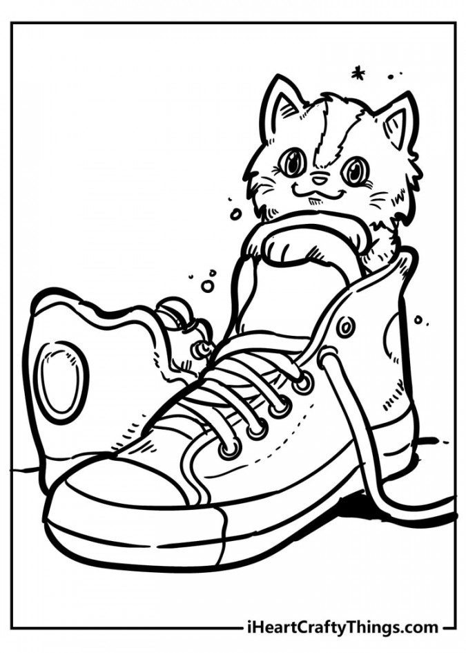 Cat Coloring Pages (% Free Printables)