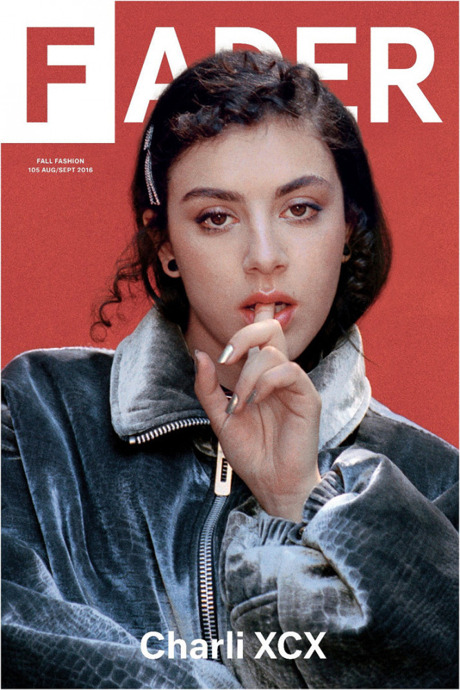 Charli XCX / The FADER Issue  Cover " x " Poster