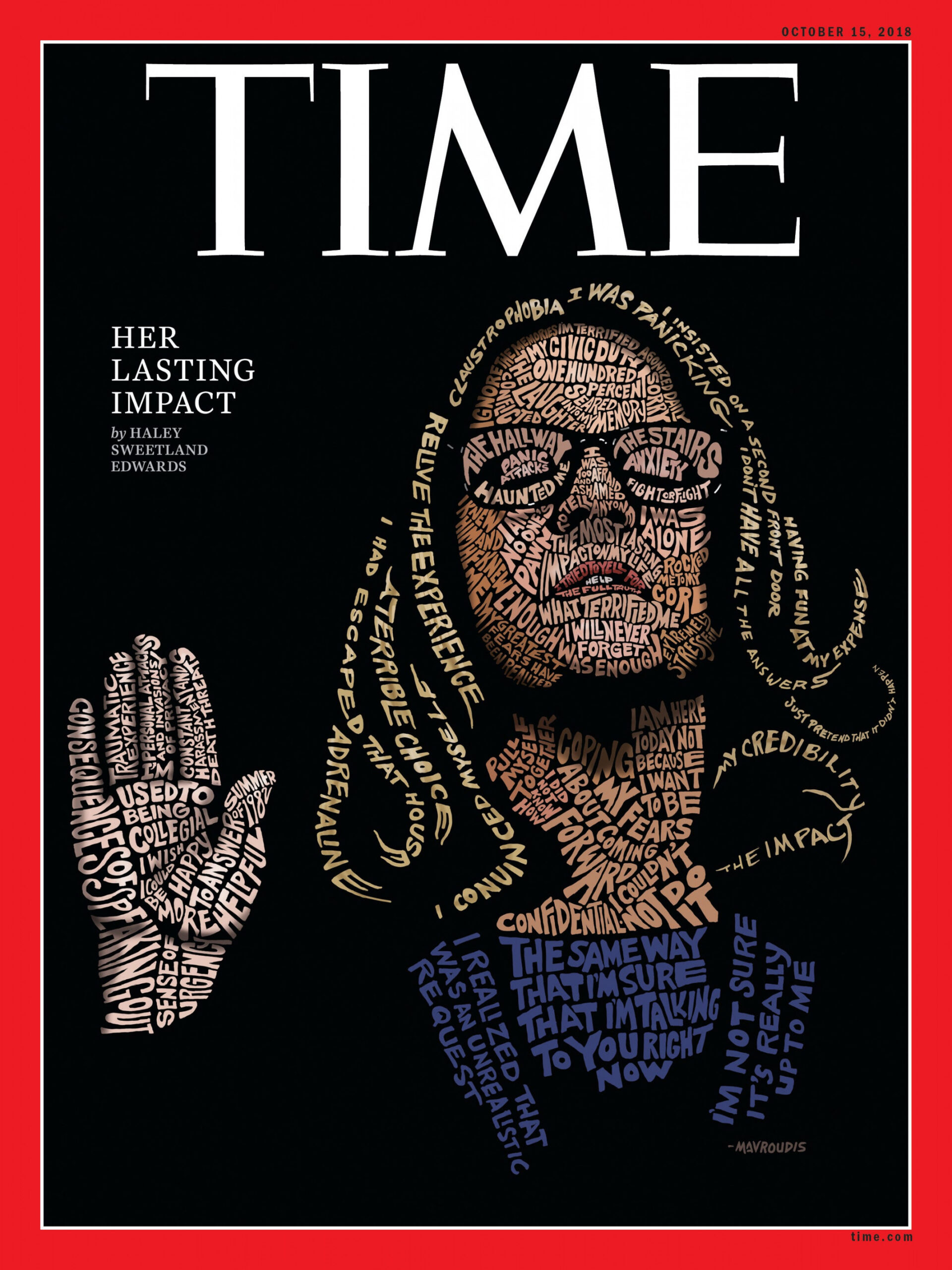 Christine Blasey Ford: Time magazine cover art captures history