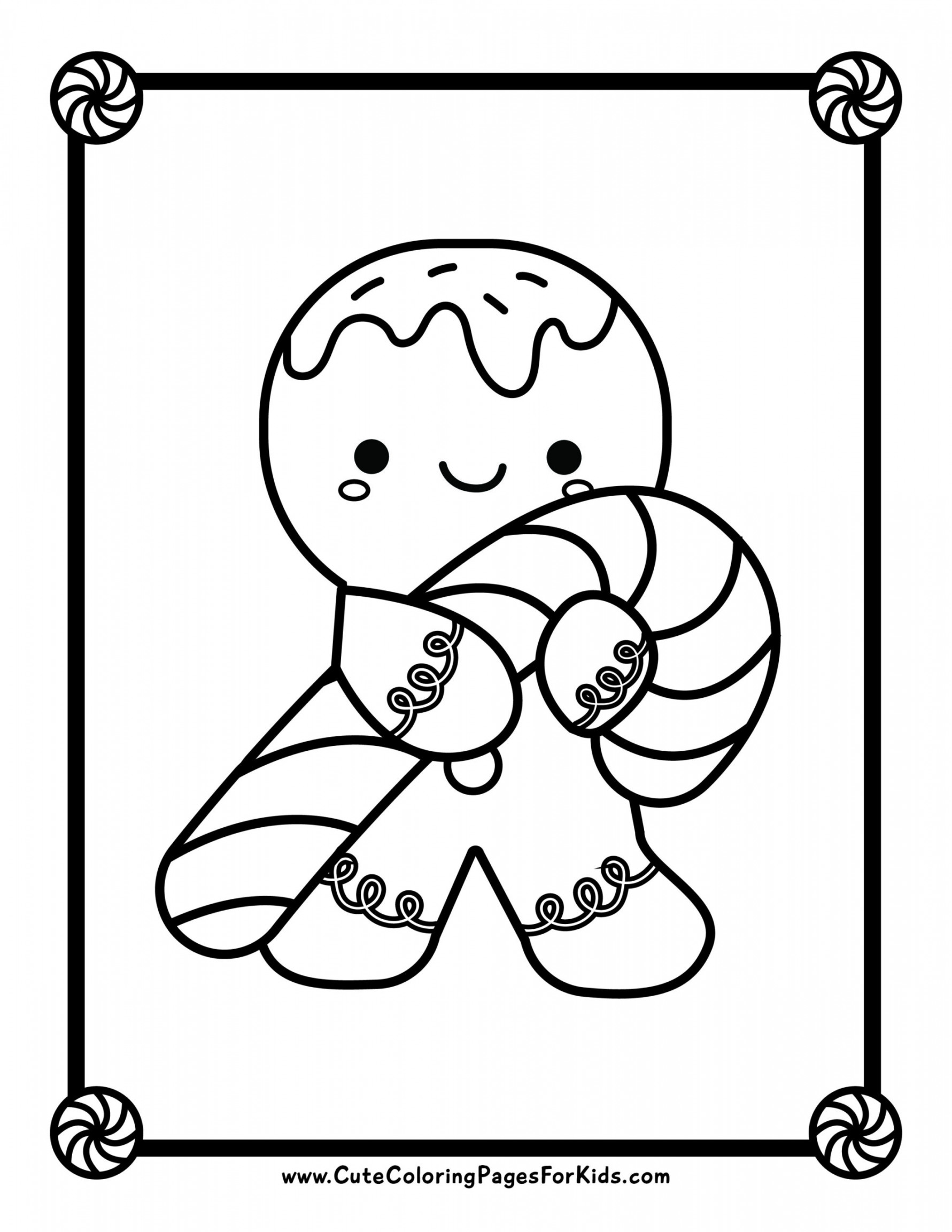 Christmas Coloring Pages:  Cute, Free Printable Downloads - Cute