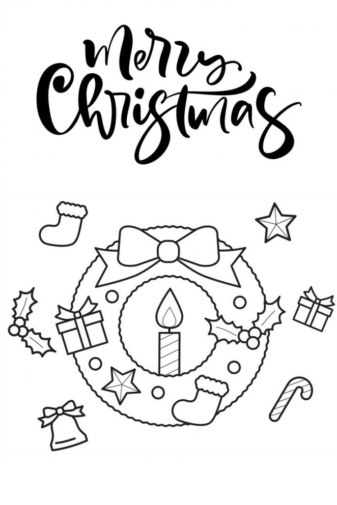 + Christmas Coloring Pages For Kids  Christmas coloring pages