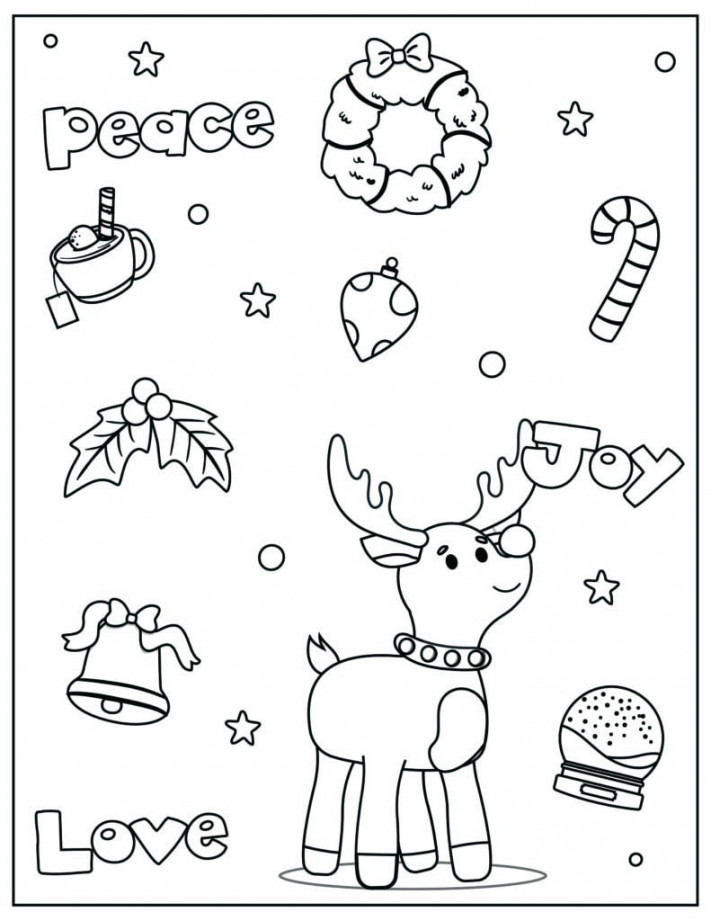 Christmas Coloring Pages - Free Printables! - Kids Activity Zone