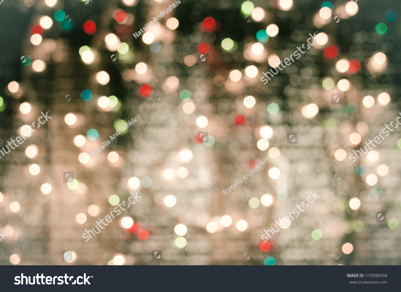 Christmas Wallpaper Christmas Card Bright Blurred Stockfoto