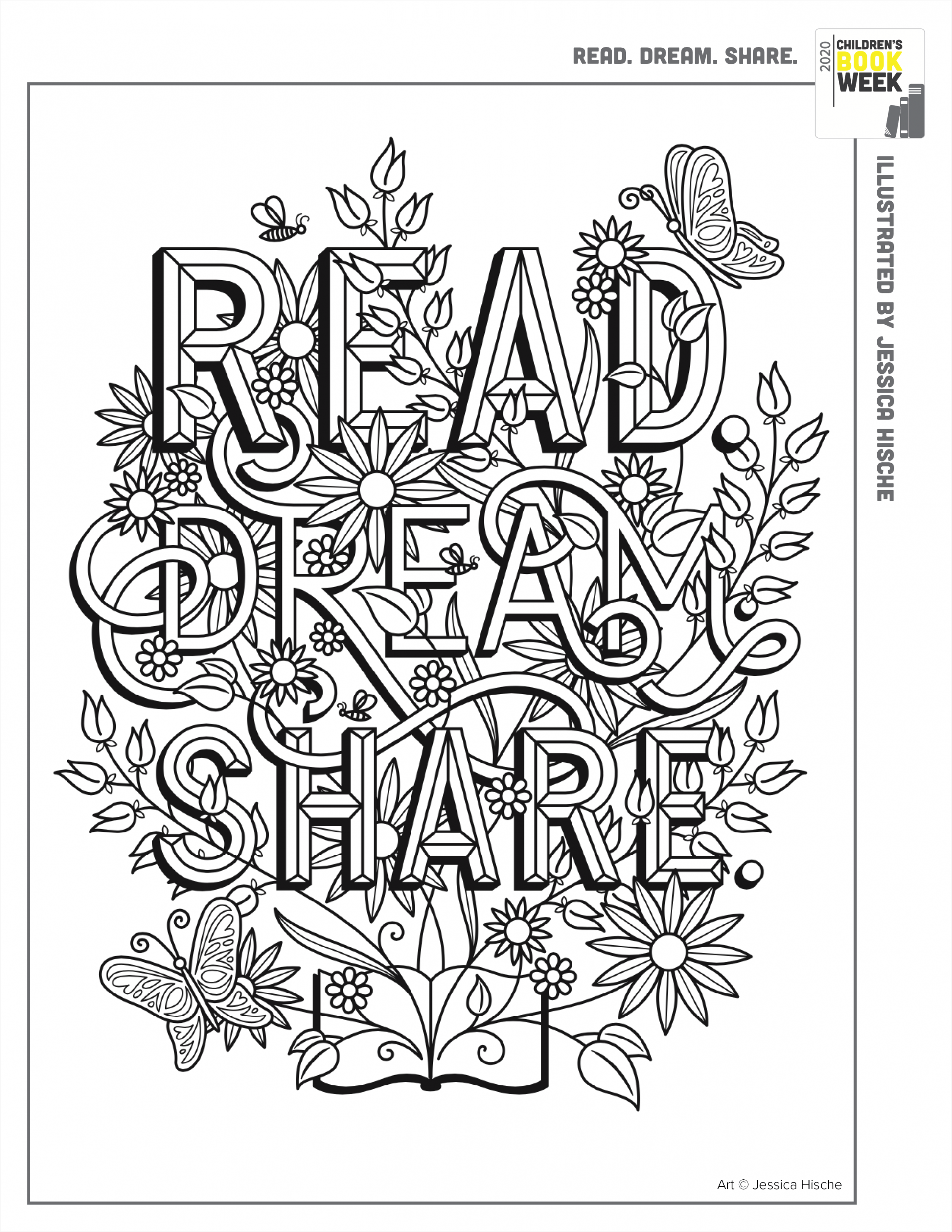 Coloring Book Pages – Every Child a Reader