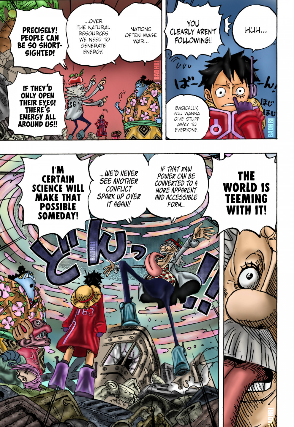 Coloring of One Piece Chapter  - EIICHIRO ODA by badhri on