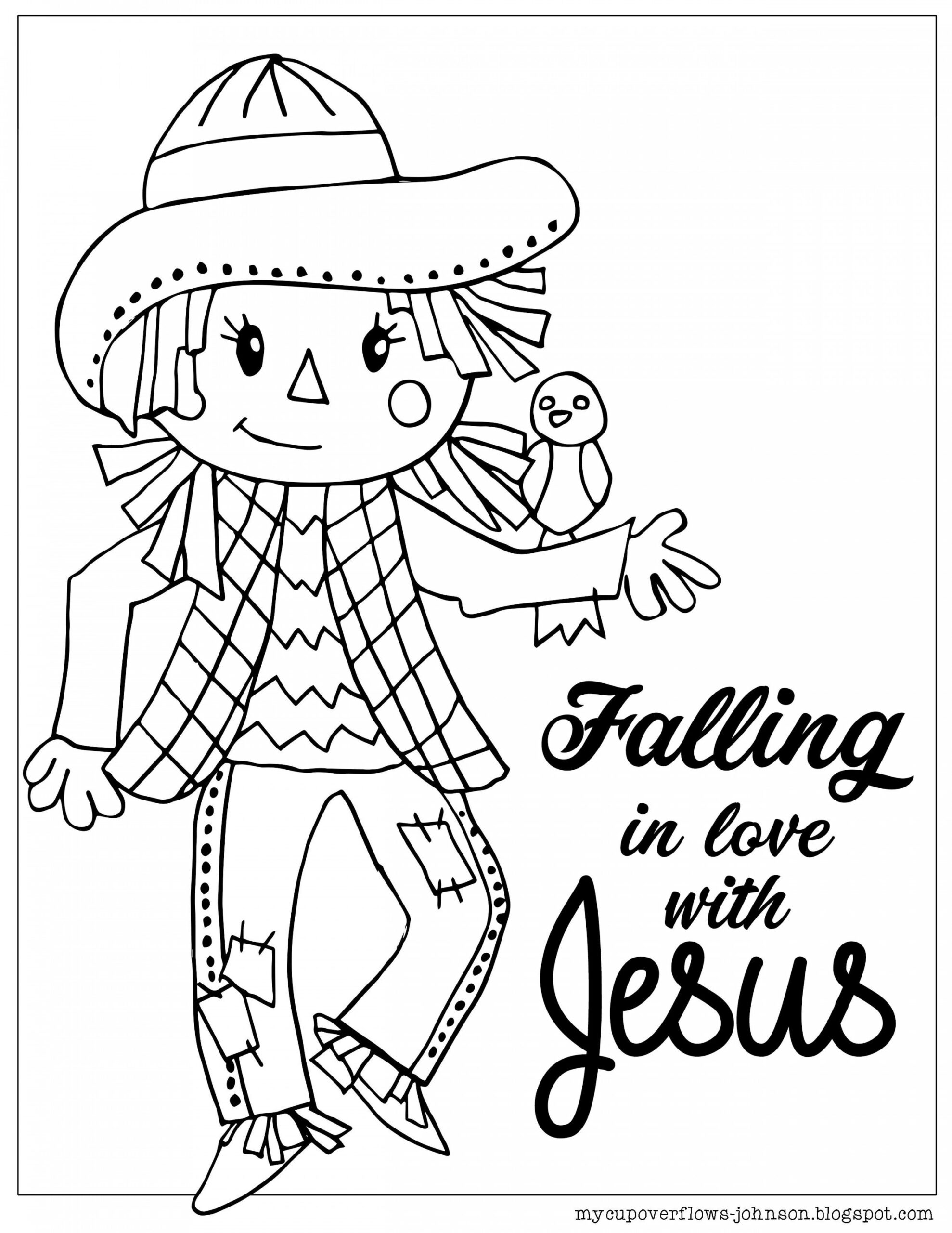 Coloring Pages for Fall  Sunday school coloring pages, Fall