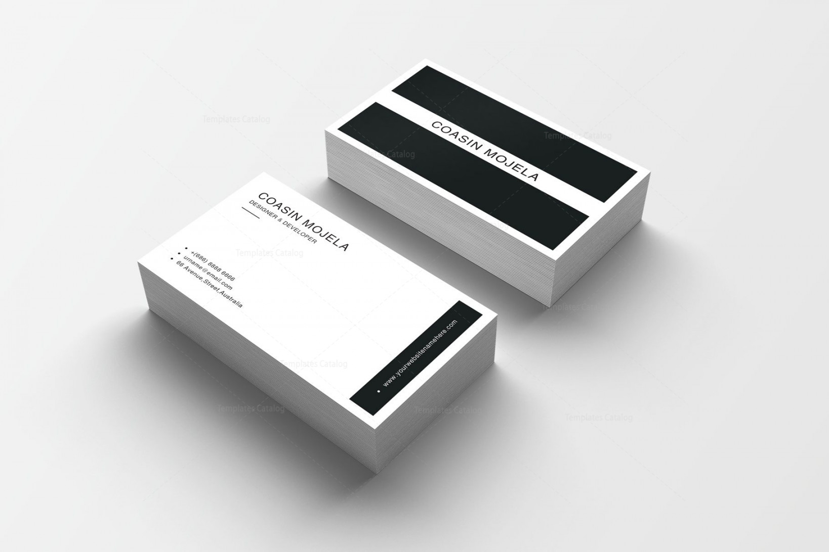 Colors Business Card Design 00507