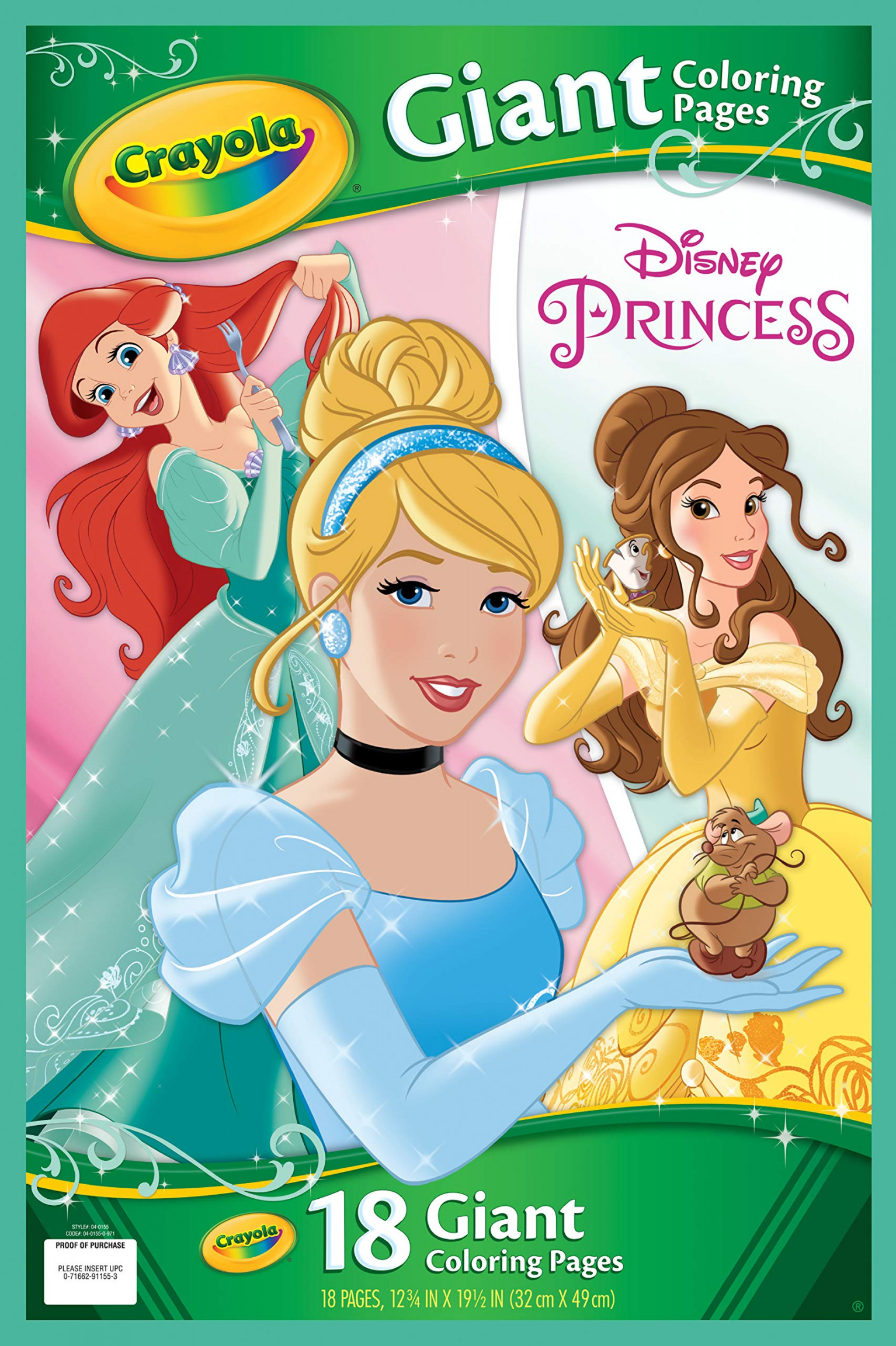 Crayola Disney Giant Colouring Pages Princess