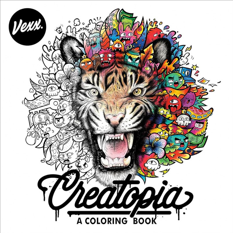 Creatopia: A Coloring Book : Vexx: Amazon