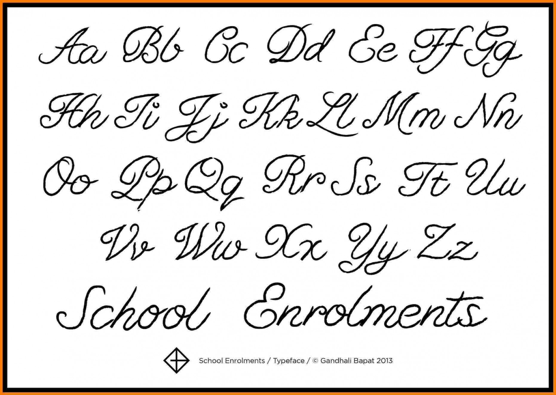 Cursive Alphabets A To Z A Z Cursive Lettering For CF  Cursive