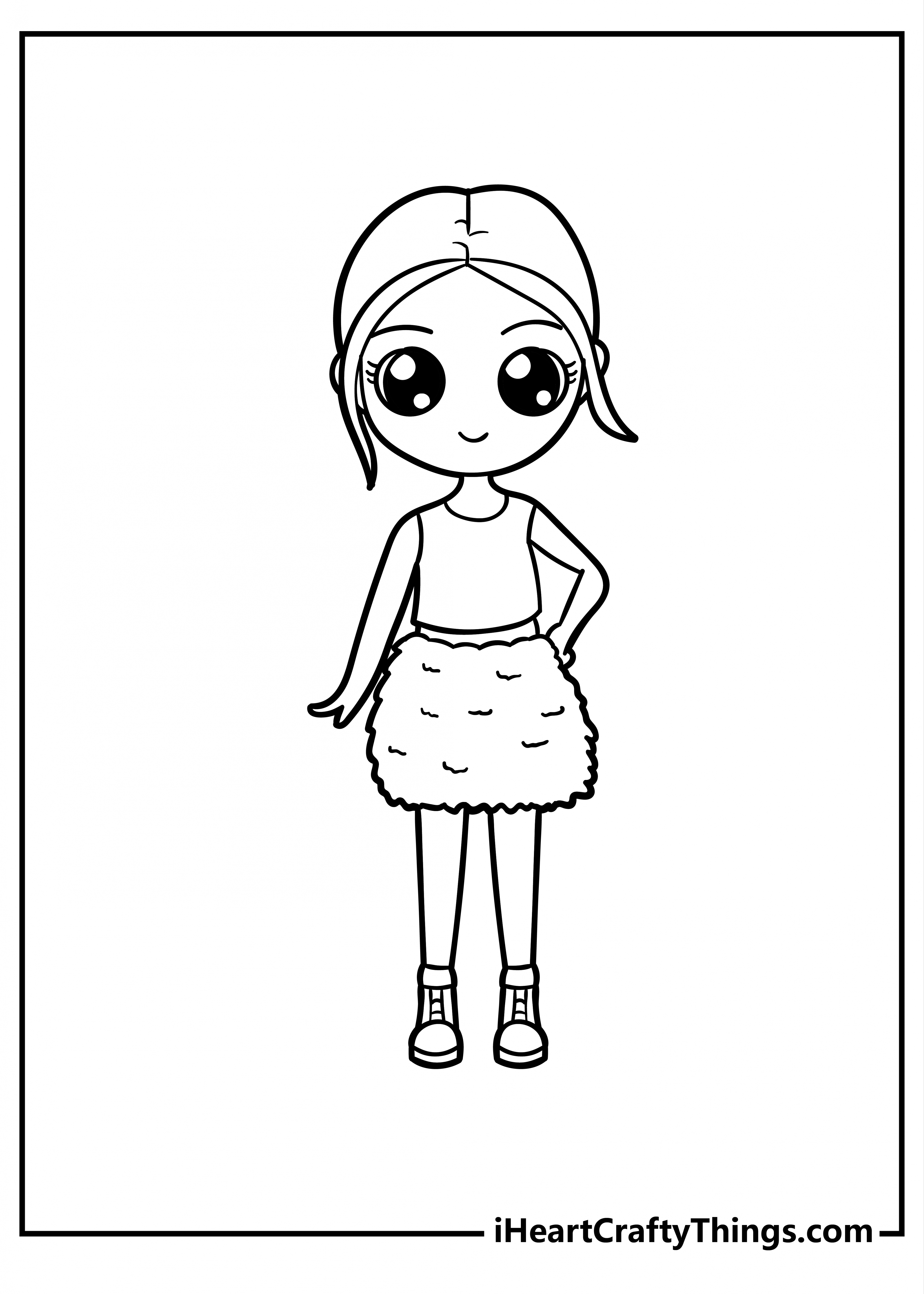 Cute Coloring Pages For Girls (% Free Printables)