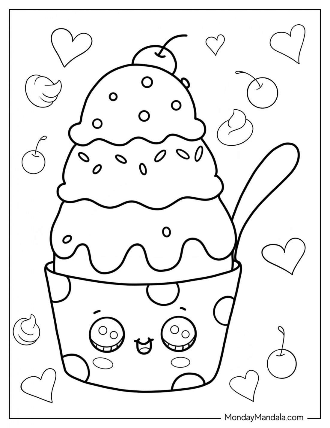 Cute Coloring Pages (Free PDF Printables)