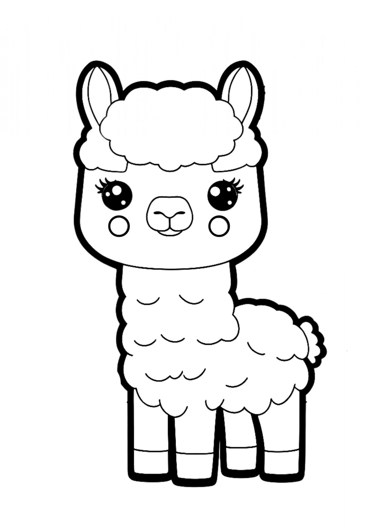 Cute Printable Llama Coloring Pages: A Fun Activity for all