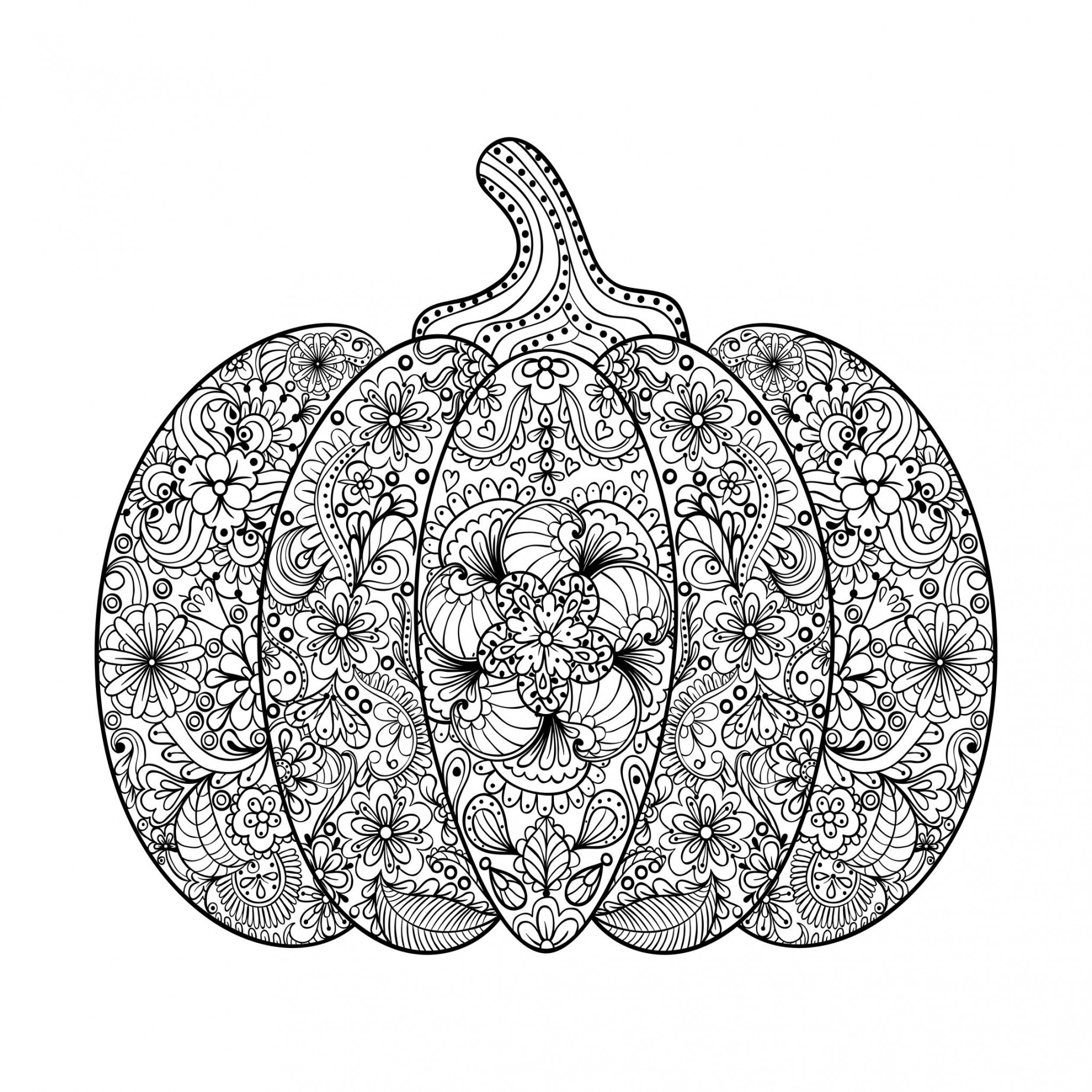 Cute Pumpkin Coloring Pages You Can Print For Free