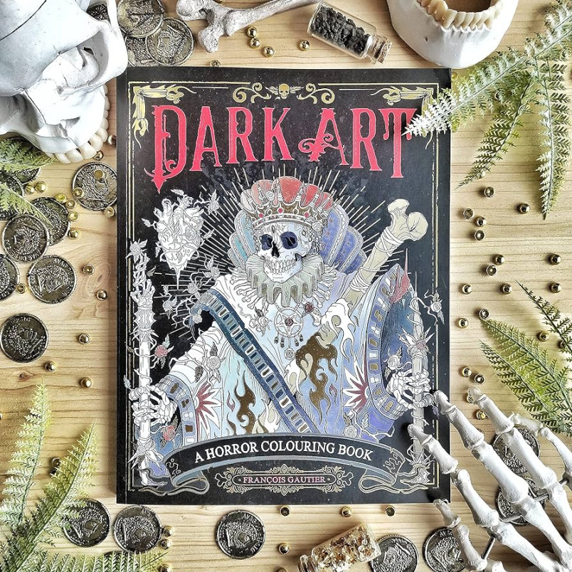 Dark Art: A Horror Colouring Book for Adults