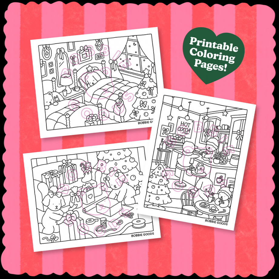 Digital Download • December Coloring Pages