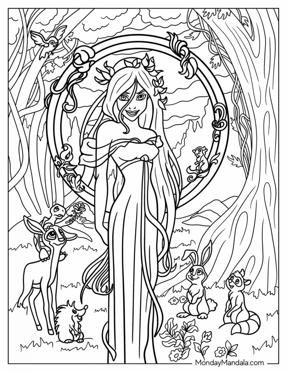 Disney Coloring Pages For Adults (Free PDF Printables)