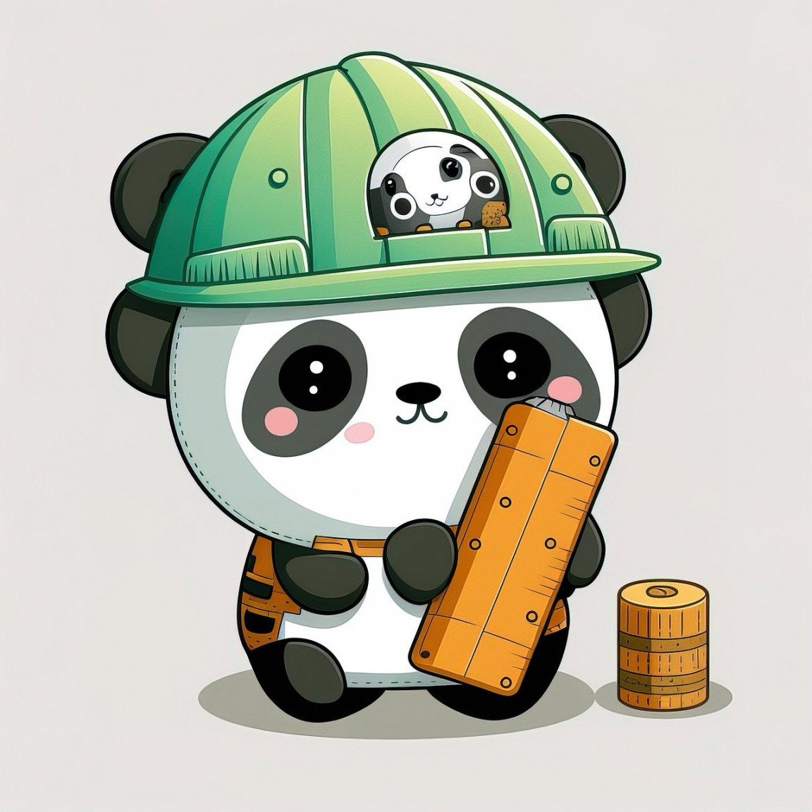 Download Panda Cartoon D Art Royalty-Free Stock Illustration