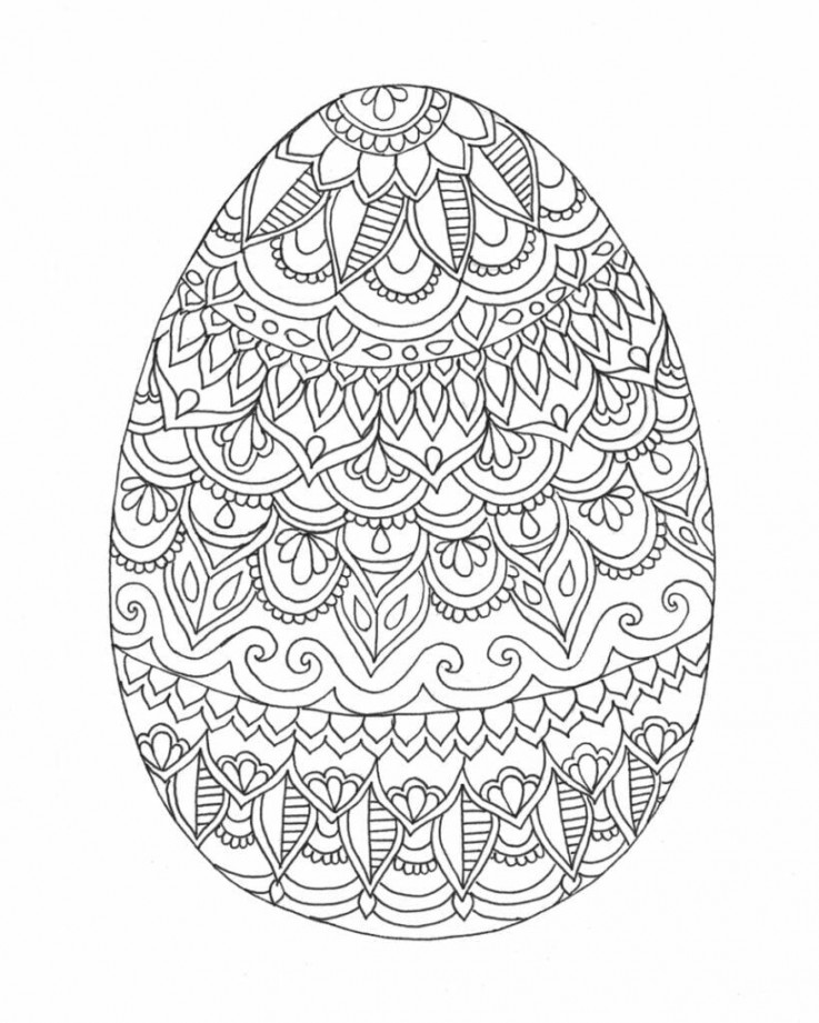 Easter Coloring Page - Free Easter Coloring Page