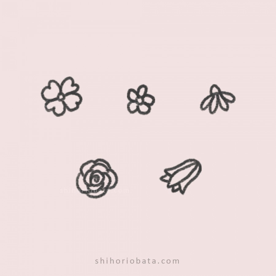 Easy Flower Drawing Ideas