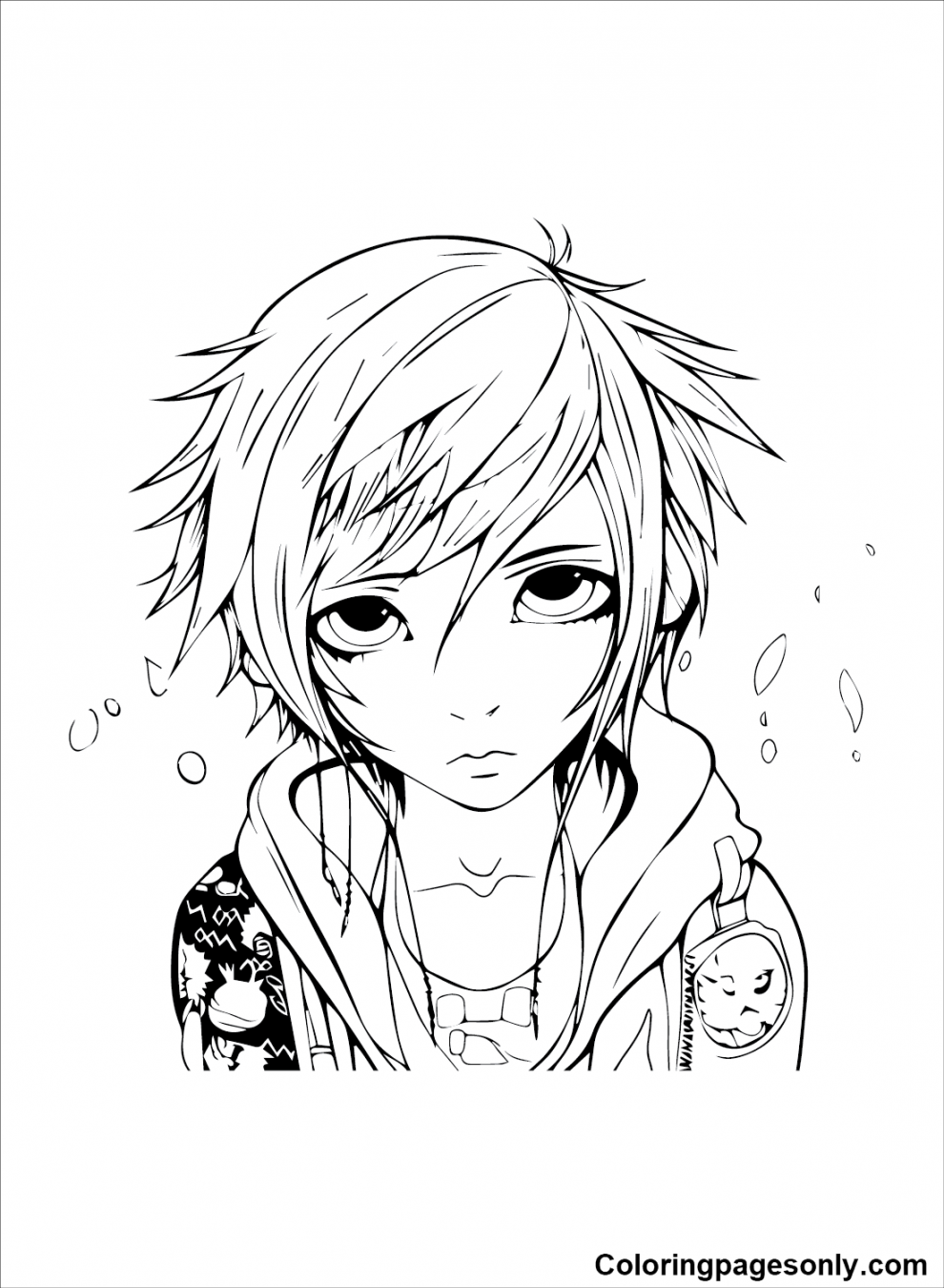 Emo Coloring Pages Printable for Free Download