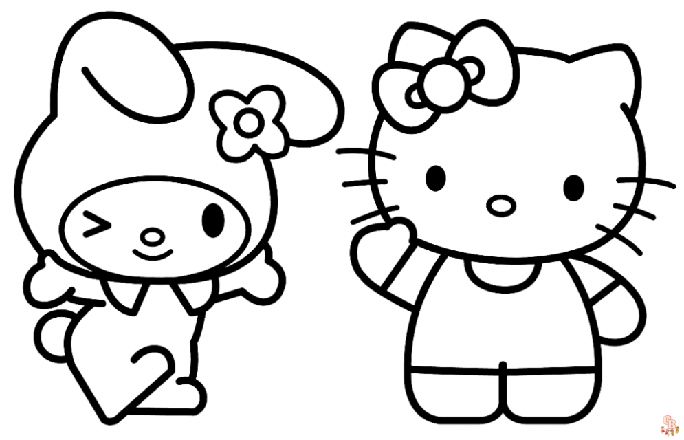 Enjoy Colorful Fun with Sanrio Coloring Pages  GBcoloring