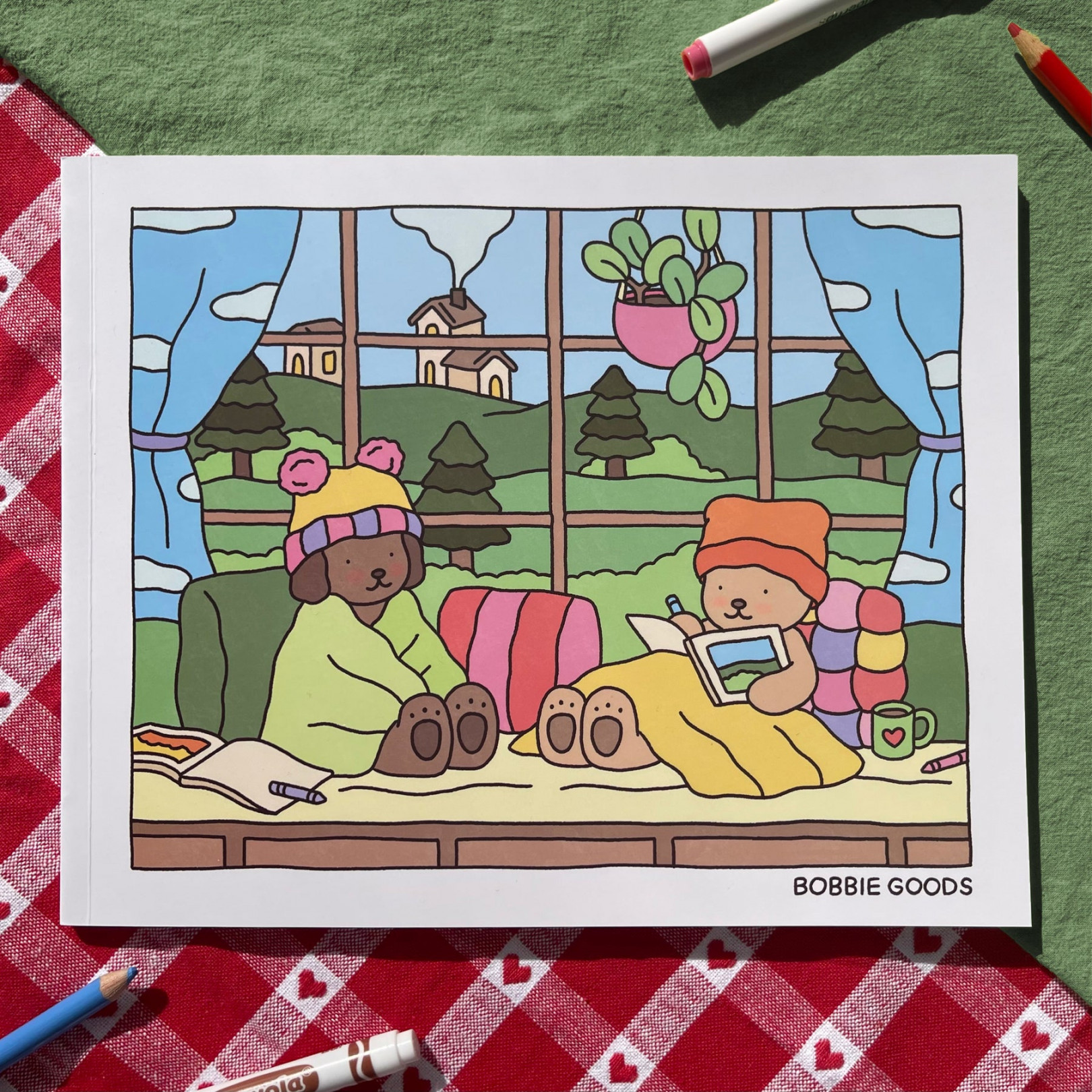 Fall-Winter Coloring Book 