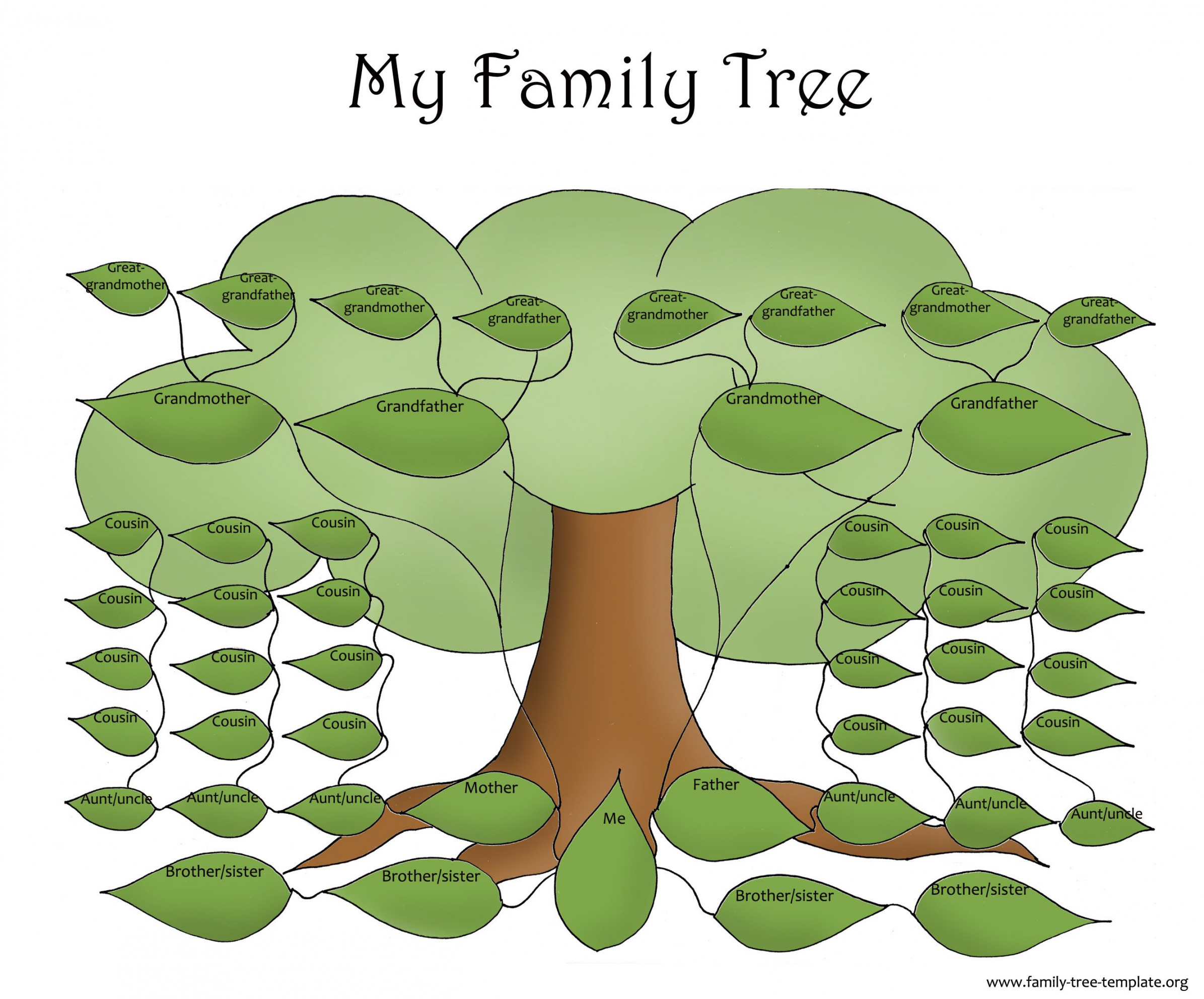 Family Tree Template Resources  Family tree template, Family tree