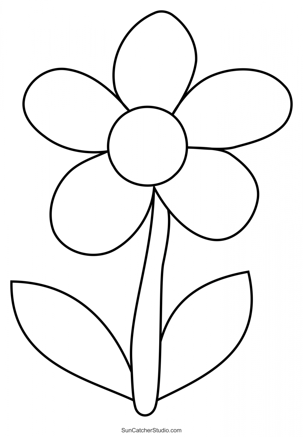 Flower Templates, Patterns, SVG Files (Printable Stencils) – DIY