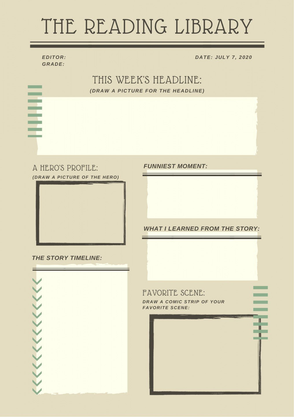 Free and customizable newspaper templates