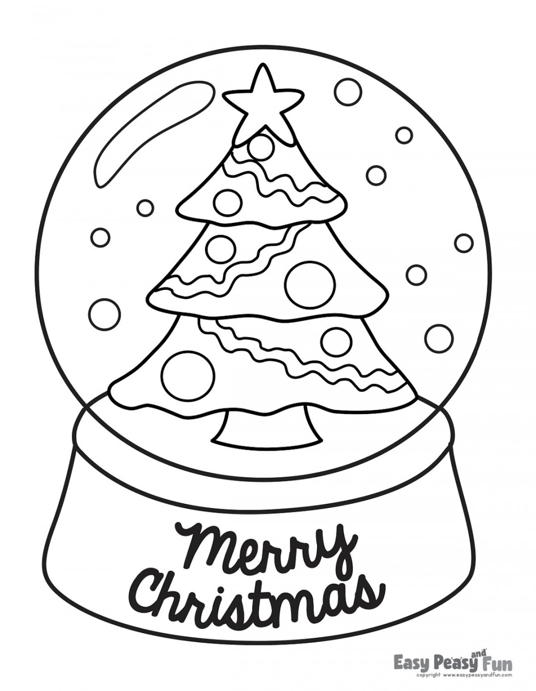 Free Christmas Coloring Pages - Mom Life Made Easy